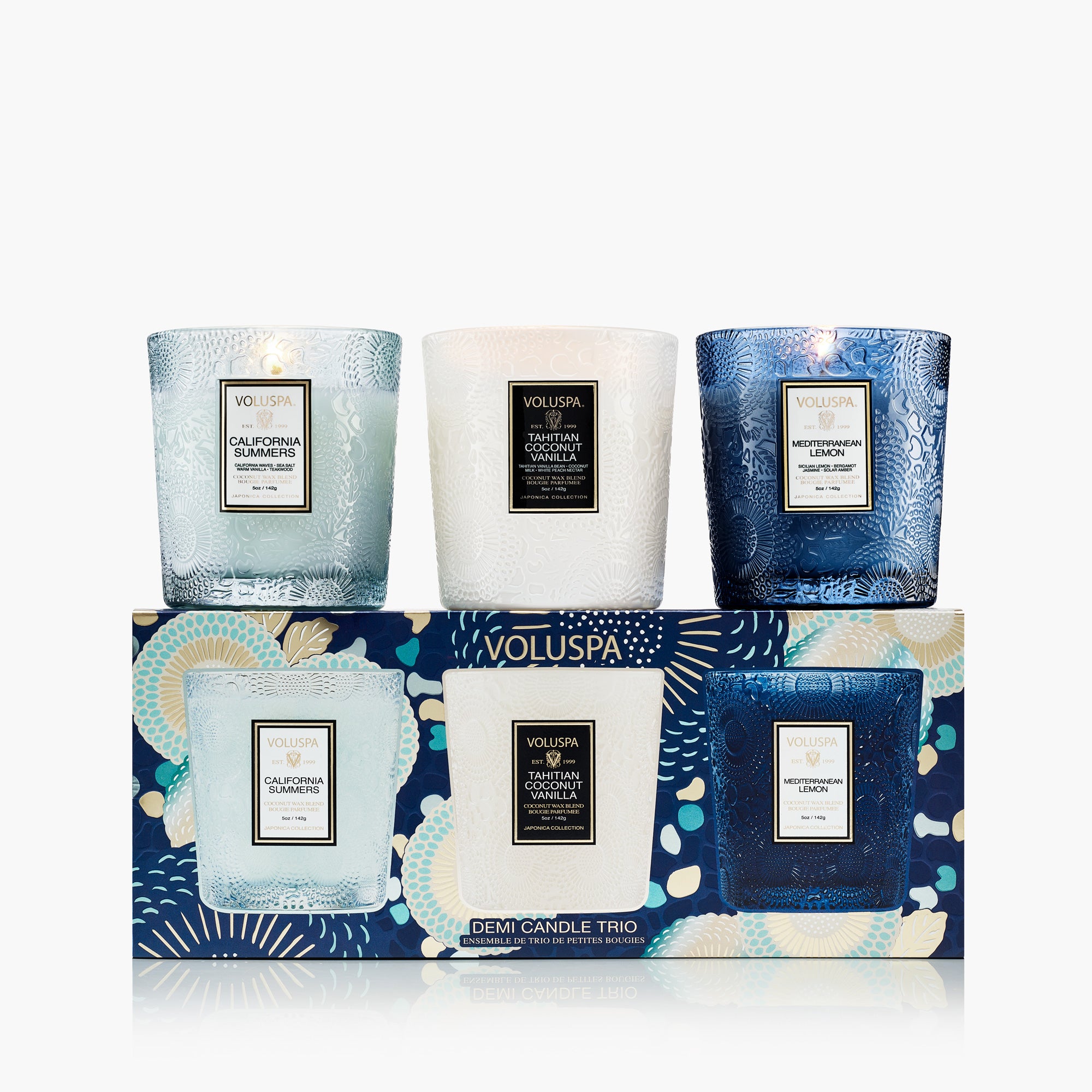 Coastal Getaway - 3 Demi Candle Gift Set