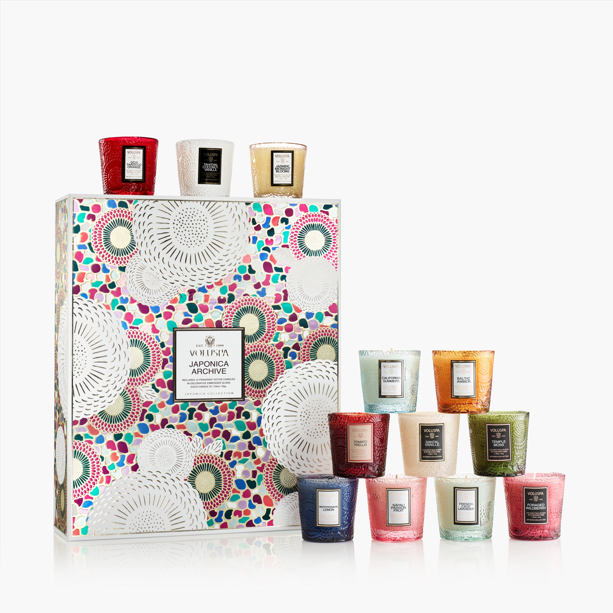 Japonica Archive - 12 Votive Gift Set