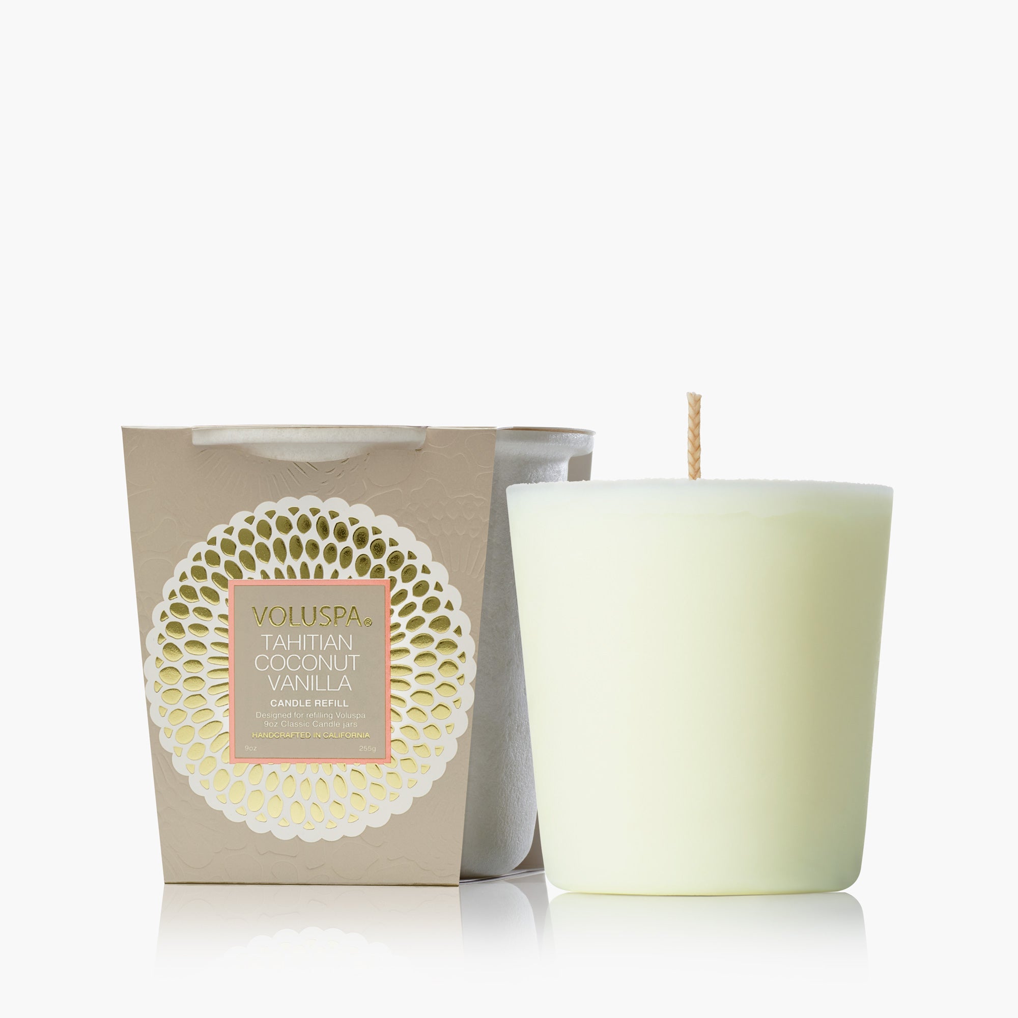 Tahitian Coconut Vanilla - Classic Candle Refill
